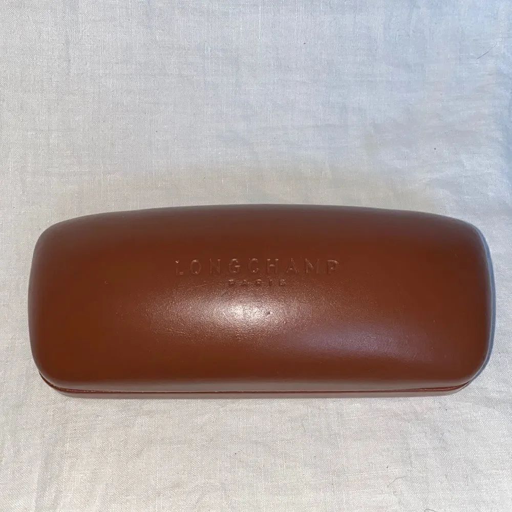 LONGCHAMP Leather Eyeglass Case 